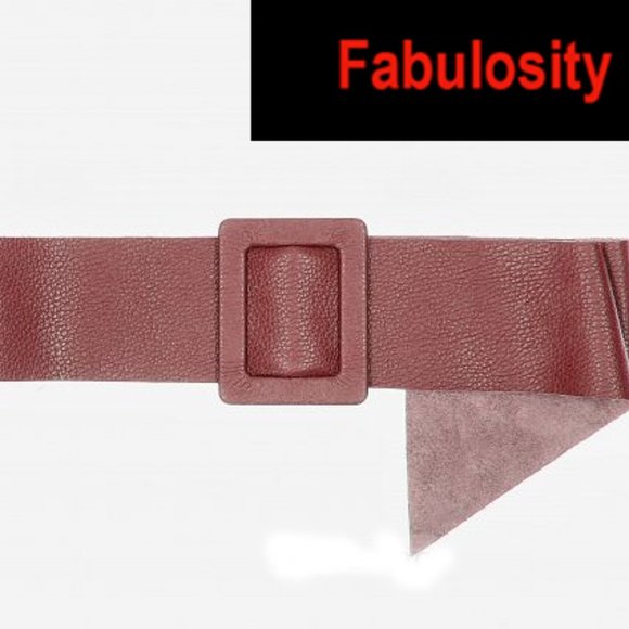 Accessories - Cute Red Belt Italian Leather